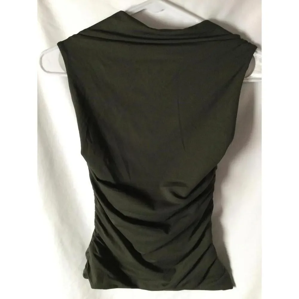 Aritzia Contour Olive Green Sleeveless Top, Size M - Picture 5 of 7